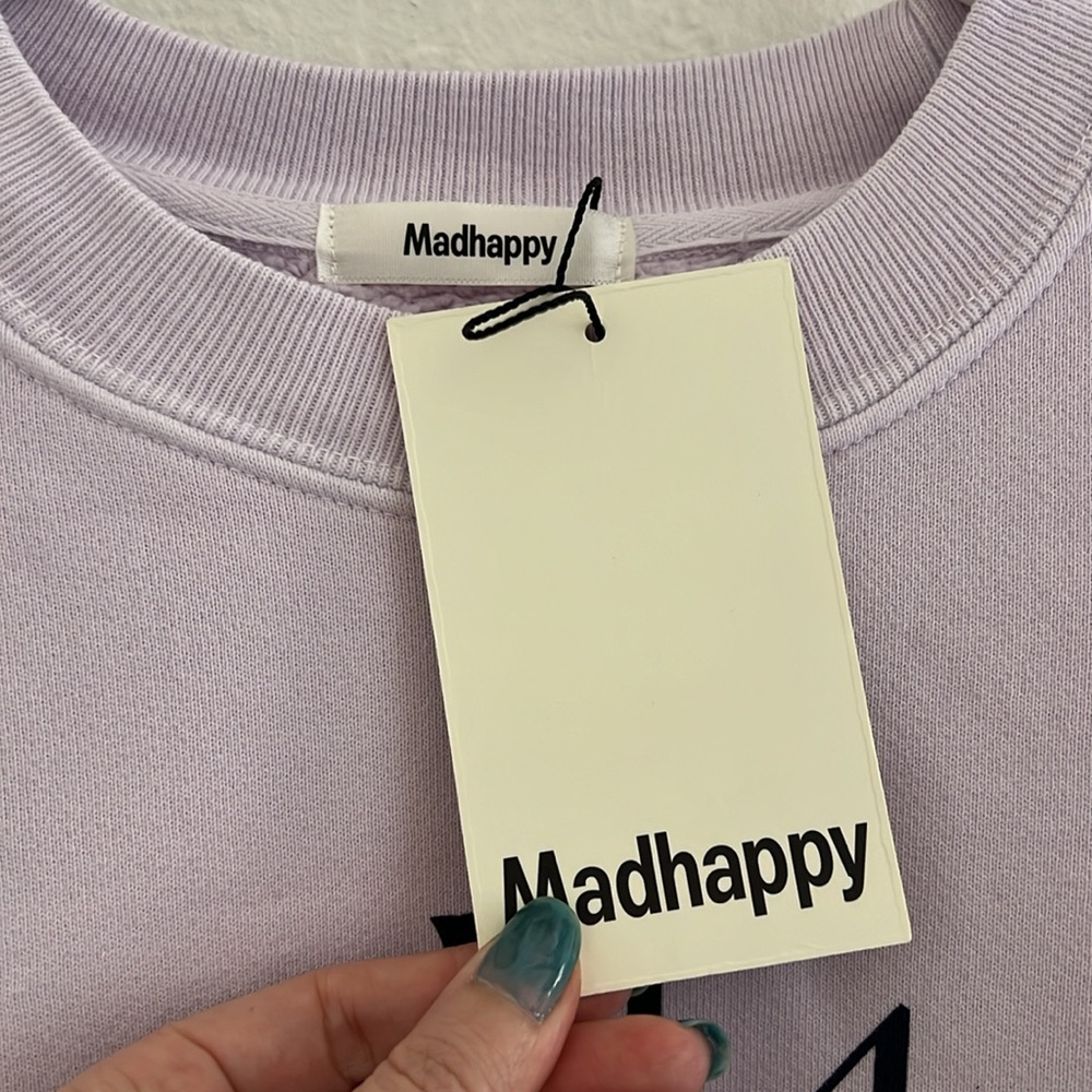 NWT Madhappy Local Optimist Outdoors Fleece Crewneck XS - Picture 3 of 9